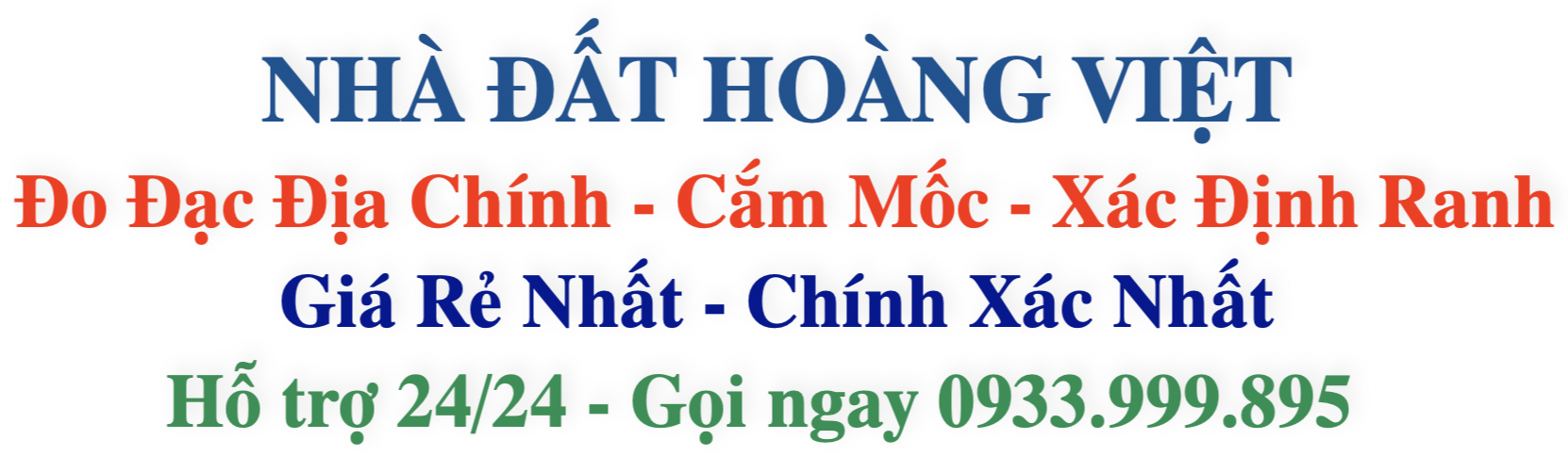 Dịch vụ đo đạc uy tín chất lượng tận tâm - Hoàng Việt