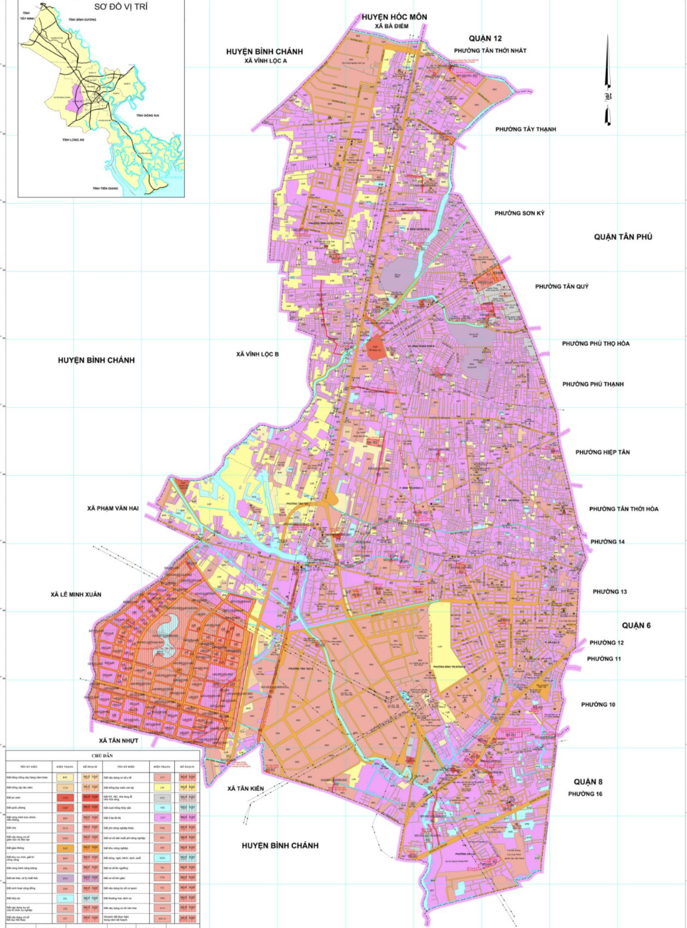 Thông tin quy hoạch 1-2000 Quận Bình Tân
