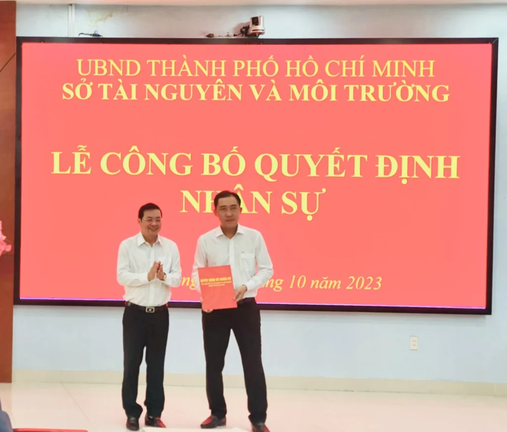 Văn phòng đăng ký đất đai Huyện nhà Bè có giám đốc mới