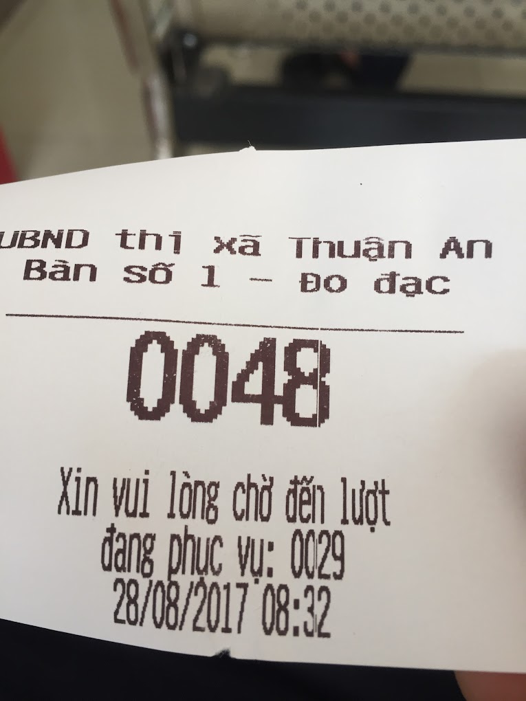 Người dân lấy số thự tự làm hồ sơ đất đai