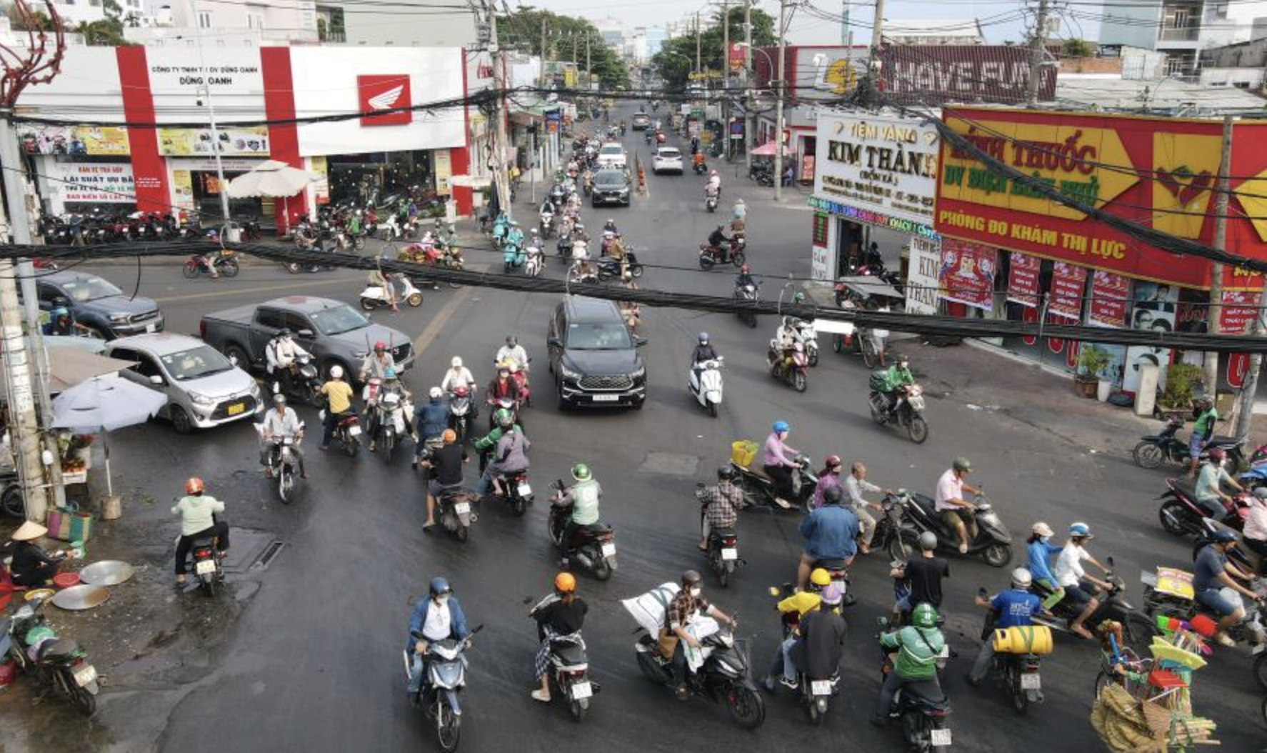 Ngã tư Bốn Xã quận Bình Tân