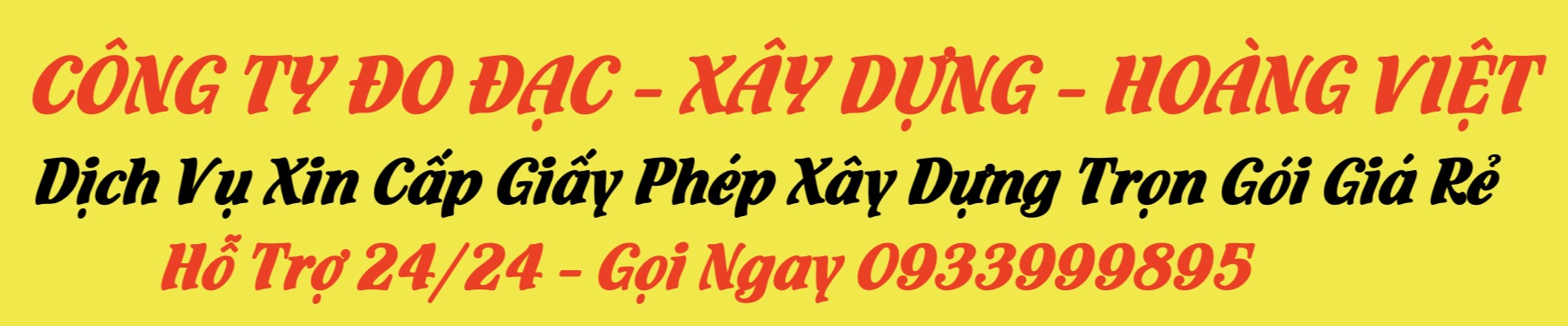 Dịch vụ xin giấy phép xây dựng