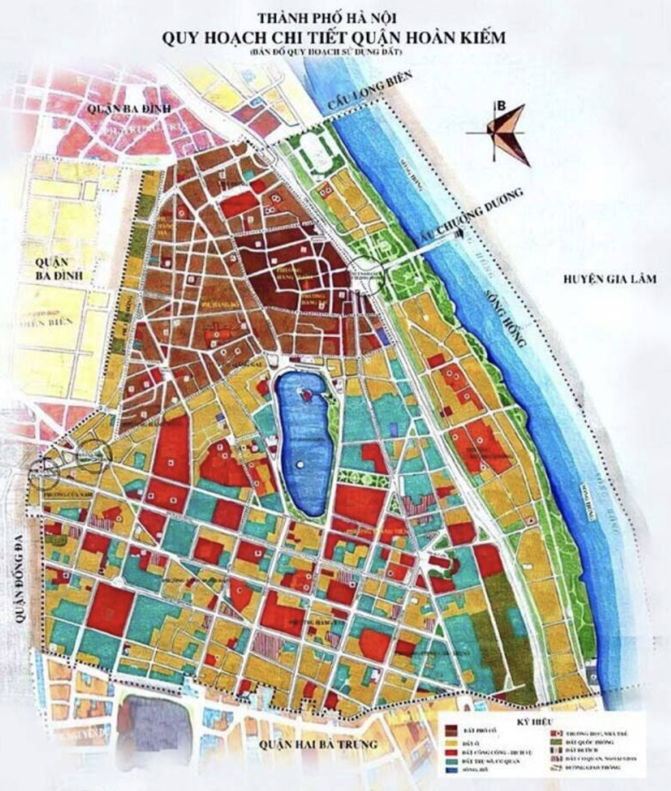 Quy hoạch chi tiết 1-2000 Quận Hoàn Kiếm