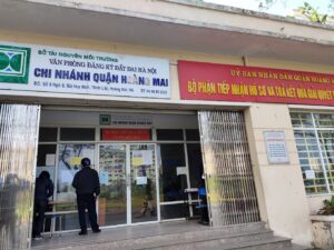 Chi nhánh văn phòng đăng ký đất đai Quận Hoàng Mai - Ảnh Google Maps