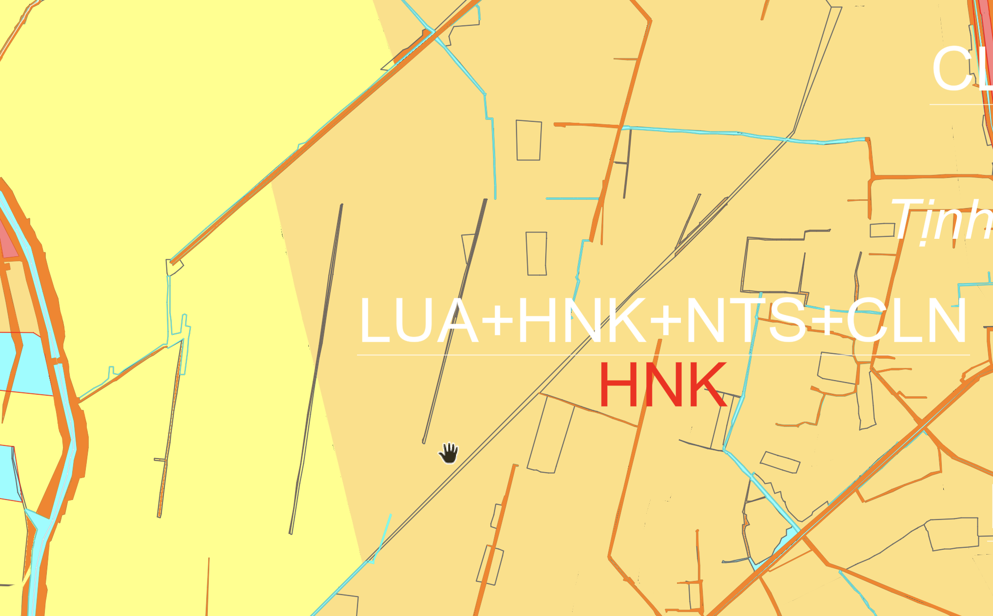 Ký hiệu đất vườn trong quy hoạch 