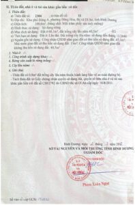 Dịch vụ sang tên nhà đất Dĩ An giá rẻ chuyên nghiệp nhanh chóng