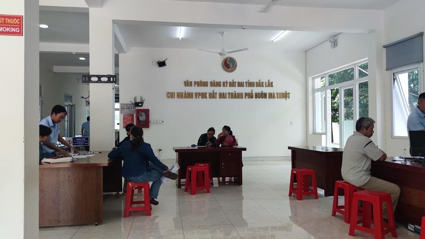 Văn phòng đăng ký đất đai Tỉnh Đắk Lắk